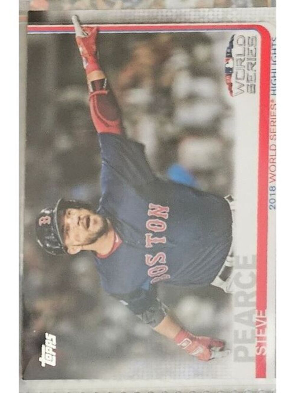 2019 Topps #275 Steve Pearce - Worls Series moment - Red Sox